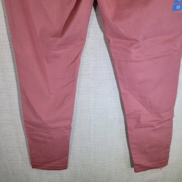 NWT Seven 7 Jeans Womens 10 30x29 Pink Mid Rise Ankle Skinny Stretch Denim Pants - Picture 8 of 8